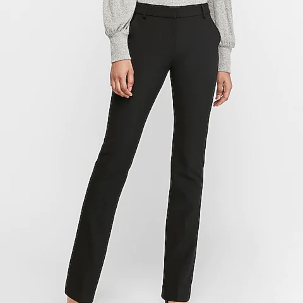 Express Mid Rise Barely Boot Columnist pant BNWOT
